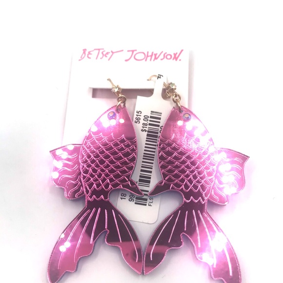 Betsey Johnson Jewelry - Fish earrings